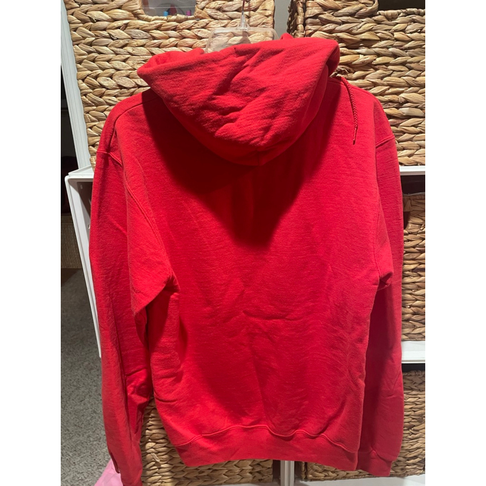 University of Kansas Jayhawks Hoodie Red (Size S) Unisex - Champion - Picture 2 of 4
